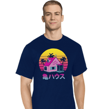 Load image into Gallery viewer, Shirts T-Shirts, Tall / Large / Navy Retro Kame House