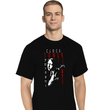 Load image into Gallery viewer, Daily_Deal_Shirts T-Shirts, Tall / Large / Black Clock Fear