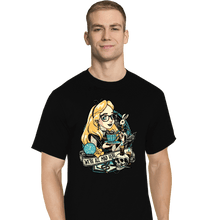 Load image into Gallery viewer, Daily_Deal_Shirts T-Shirts, Tall / Large / Black Rocker Alice