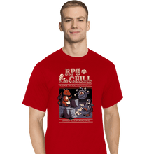 Load image into Gallery viewer, Daily_Deal_Shirts T-Shirts, Tall / Large / Red RPG & Chill
