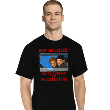 Load image into Gallery viewer, Daily_Deal_Shirts T-Shirts, Tall / Large / Black Get In Loser