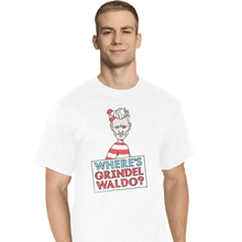 Load image into Gallery viewer, Shirts T-Shirts, Tall / Large / White Where's Grindelwaldo