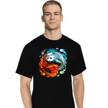 Load image into Gallery viewer, Shirts T-Shirts, Tall / Large / Black Dragons of Fire And Water