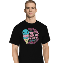 Load image into Gallery viewer, Shirts T-Shirts, Tall / Large / Black Tutti Frutti