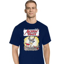 Load image into Gallery viewer, Shirts T-Shirts, Tall / Large / Navy Action Toast
