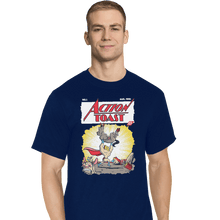 Load image into Gallery viewer, Shirts T-Shirts, Tall / Large / Navy Action Toast