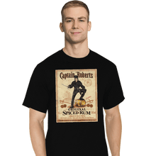 Load image into Gallery viewer, Daily_Deal_Shirts T-Shirts, Tall / Large / Black Captain Roberts Spiced Rum