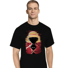 Load image into Gallery viewer, Shirts T-Shirts, Tall / Large / Black Glitch Luffy