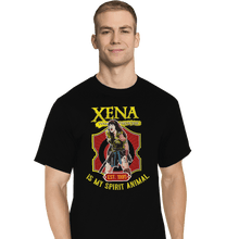 Load image into Gallery viewer, Shirts T-Shirts, Tall / Large / Black Xena Warrior Spirit Animal