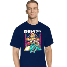 Load image into Gallery viewer, Daily_Deal_Shirts T-Shirts, Tall / Large / Navy Ninja Trouble