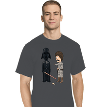 Load image into Gallery viewer, Daily_Deal_Shirts T-Shirts, Tall / Large / Charcoal Stupid Jedi