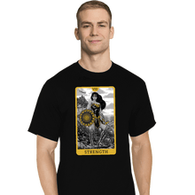 Load image into Gallery viewer, Daily_Deal_Shirts T-Shirts, Tall / Large / Black JL Tarot - Strength