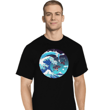 Load image into Gallery viewer, Shirts T-Shirts, Tall / Large / Black Breath Of The Great Wave