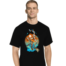 Load image into Gallery viewer, Shirts T-Shirts, Tall / Large / Black Savior From Another World Aloy