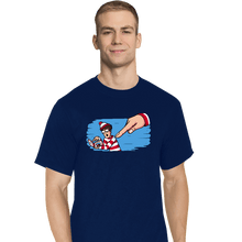 Load image into Gallery viewer, Secret_Shirts T-Shirts, Tall / Large / Navy Finder Found