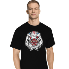 Load image into Gallery viewer, Shirts T-Shirts, Tall / Large / Black Forest Spirit Protector