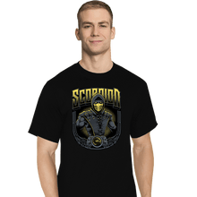 Load image into Gallery viewer, Daily_Deal_Shirts T-Shirts, Tall / Large / Black Scorpion Crest