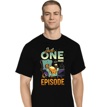 Load image into Gallery viewer, Daily_Deal_Shirts T-Shirts, Tall / Large / Black Chonky TV Addict