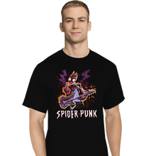 Load image into Gallery viewer, Secret_Shirts T-Shirts, Tall / Large / Black The Spider Punk