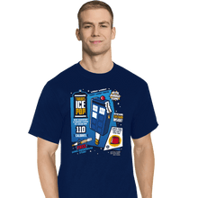Load image into Gallery viewer, Shirts T-Shirts, Tall / Large / Navy Tardis Ice Pop