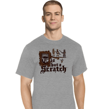 Load image into Gallery viewer, Daily_Deal_Shirts T-Shirts, Tall / Large / Sports Grey Tis But A Scratch