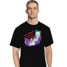 Load image into Gallery viewer, Daily_Deal_Shirts T-Shirts, Tall / Large / Black Can't Sleep Clown Will Eat Me