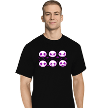 Load image into Gallery viewer, Daily_Deal_Shirts T-Shirts, Tall / Large / Black Jack Faces