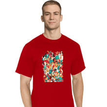 Load image into Gallery viewer, Shirts T-Shirts, Tall / Large / Red Mouse House Heroes '19