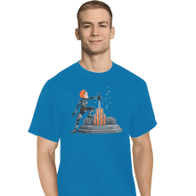 Load image into Gallery viewer, Shirts T-Shirts, Tall / Large / Royal Darksaber In The Stone