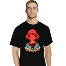 Load image into Gallery viewer, Shirts T-Shirts, Tall / Large / Black Luffy Shadow