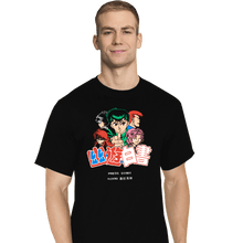 Load image into Gallery viewer, Daily_Deal_Shirts T-Shirts, Tall / Large / Black Yu Yu Pixels