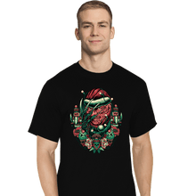 Load image into Gallery viewer, Daily_Deal_Shirts T-Shirts, Tall / Large / Black Holidays At Elm Street