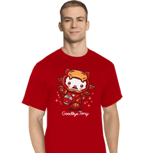 Load image into Gallery viewer, Shirts T-Shirts, Tall / Large / Red Goodbye Tony