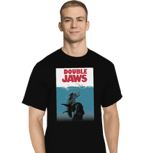 Load image into Gallery viewer, Shirts T-Shirts, Tall / Large / Black Double Jaws