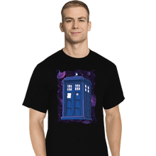 Load image into Gallery viewer, Daily_Deal_Shirts T-Shirts, Tall / Large / Black Pixel Tardis