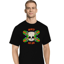 Load image into Gallery viewer, Daily_Deal_Shirts T-Shirts, Tall / Large / Black Skate Or Die