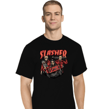 Load image into Gallery viewer, Daily_Deal_Shirts T-Shirts, Tall / Large / Black Slasher Club