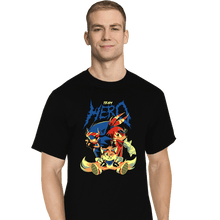 Load image into Gallery viewer, Daily_Deal_Shirts T-Shirts, Tall / Large / Black Team Hero