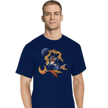 Load image into Gallery viewer, Daily_Deal_Shirts T-Shirts, Tall / Large / Navy Cosmic Sailor