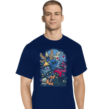 Load image into Gallery viewer, Shirts T-Shirts, Tall / Large / Navy Heartless