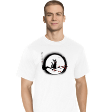 Load image into Gallery viewer, Shirts T-Shirts, Tall / Large / White Jiji Under The Moon