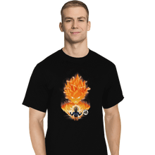 Load image into Gallery viewer, Shirts T-Shirts, Tall / Large / Black The Angry Super Saiyan