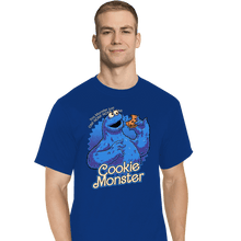 Load image into Gallery viewer, Daily_Deal_Shirts T-Shirts, Tall / Large / Royal Blue Cookie Monster Doll