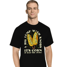 Load image into Gallery viewer, Secret_Shirts T-Shirts, Tall / Large / Black It's Corn