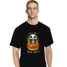 Load image into Gallery viewer, Daily_Deal_Shirts T-Shirts, Tall / Large / Black Schrodinger Halloween