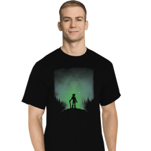 Load image into Gallery viewer, Shirts T-Shirts, Tall / Large / Black Link, Hylian Warrior