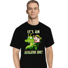 Load image into Gallery viewer, Shirts T-Shirts, Tall / Large / Black It's An Alligator Loki!