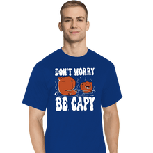 Load image into Gallery viewer, Shirts T-Shirts, Tall / Large / Royal Blue Be Capy