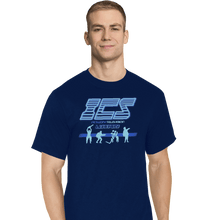Load image into Gallery viewer, Shirts T-Shirts, Tall / Large / Navy Running Man ICS Legends