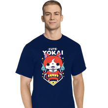 Load image into Gallery viewer, Shirts T-Shirts, Tall / Large / Navy Cute Yokai